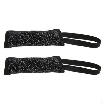 2pcs Dogs Training Chewing Pillow Tug Toy with Strong Handles