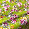 Rosenblüten Baumwoll-Poplin Druckstoff Zum Nähen Kopftuchstoff Frühling Hemd Damenbekleidung Handarbeit DIY Basteln Pro halber Meter