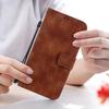 Leather Flip Case with Card Slot for TCL 408 - Full Wrap Protective Cover