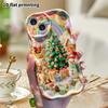 Phone Case: 2D flat, suitable for iPhone 18 17 16 15 14 13 12Pro protective case, classic Christmas town, perfect Christmas and Halloween holiday gift