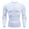 Camiseta Deportiva de Compresión de Manga Larga de Secado Rápido para Hombre