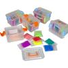 1 Set Mini Dollhouse 8-Color Ultra Light Clay Box Model Doll House Handheld Box Decoration Props Miniature Scene Accessories