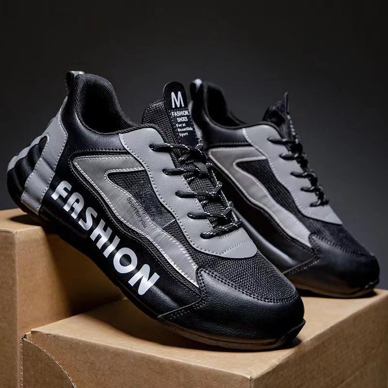 

Letter Print Chunky Sneakers Casual Leather Mesh Breathable Upper Increased Internal Cover Bottom Platform Fashion Running Shoes 44