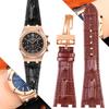 First Layer Cowhide Watch Strap for AP Aibi 15703 26471 26474 Royal Oak Offshore Series 28mm Watch Accessories for Men Watchband