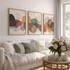 3 Panel Abstract Wall Art 3 Piece Abstract Wall Decor Modern Abstract Artwork Modern Canvas Art for Office Rooms Gift Poster