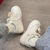 Niche Cute Big Head White Skate Shoes for Women - 2025 Autumn Breathable Thick Sole Casual Sneakers