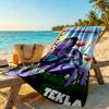 Biene Maja Personalized Text Beach Towel High Absorbency & Quick-Dry Perfect for Traveling Yoga Camping and Swimming