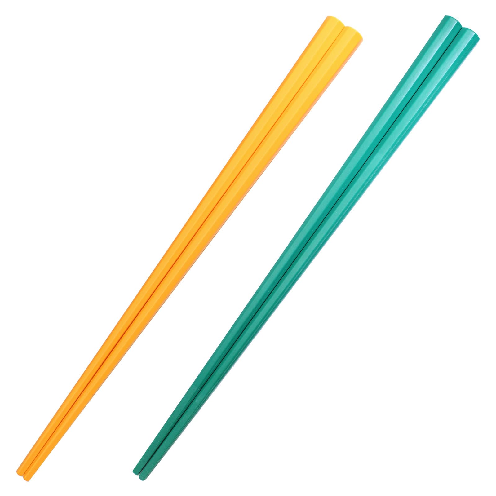 

Set of 2 Pairs Various Dishwasher Octagonal Orange Green A HAYATEBrand Chopsticks, (Choose Color), C, Safe, Chopsticks, &