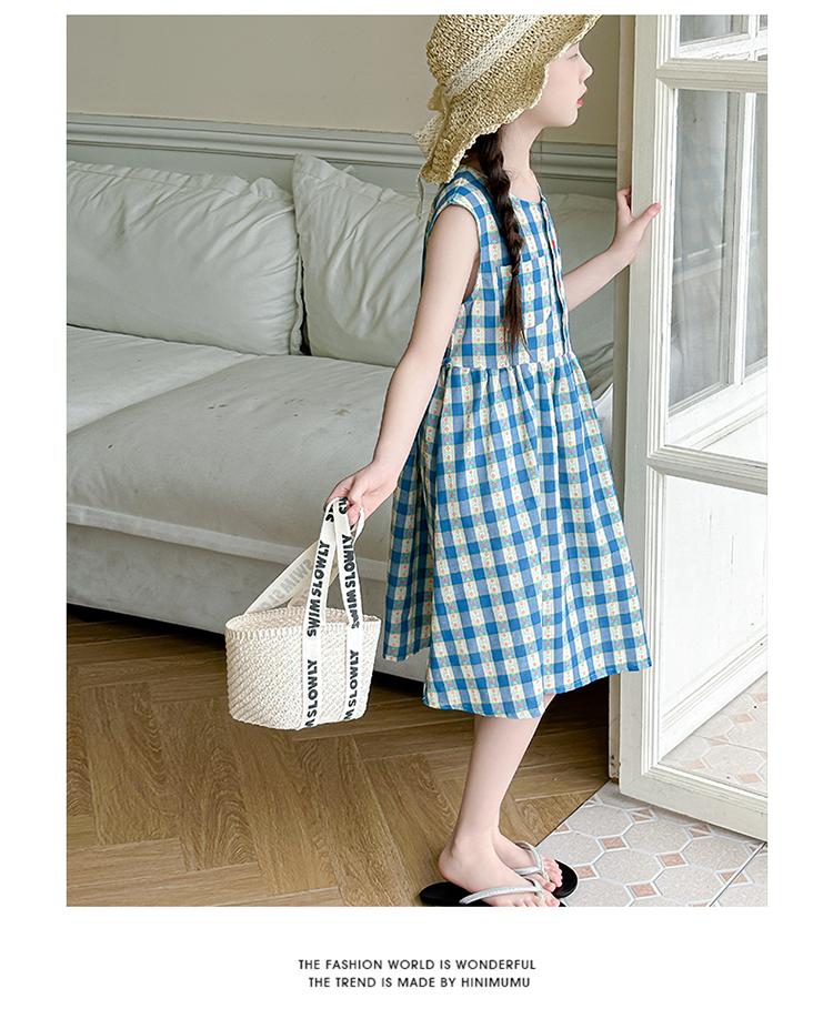 Girls' Summer Dress 2026 New Fashionable Children's Summer Dress Girls' Summer Cool Korean Edition Super Beautiful Dress