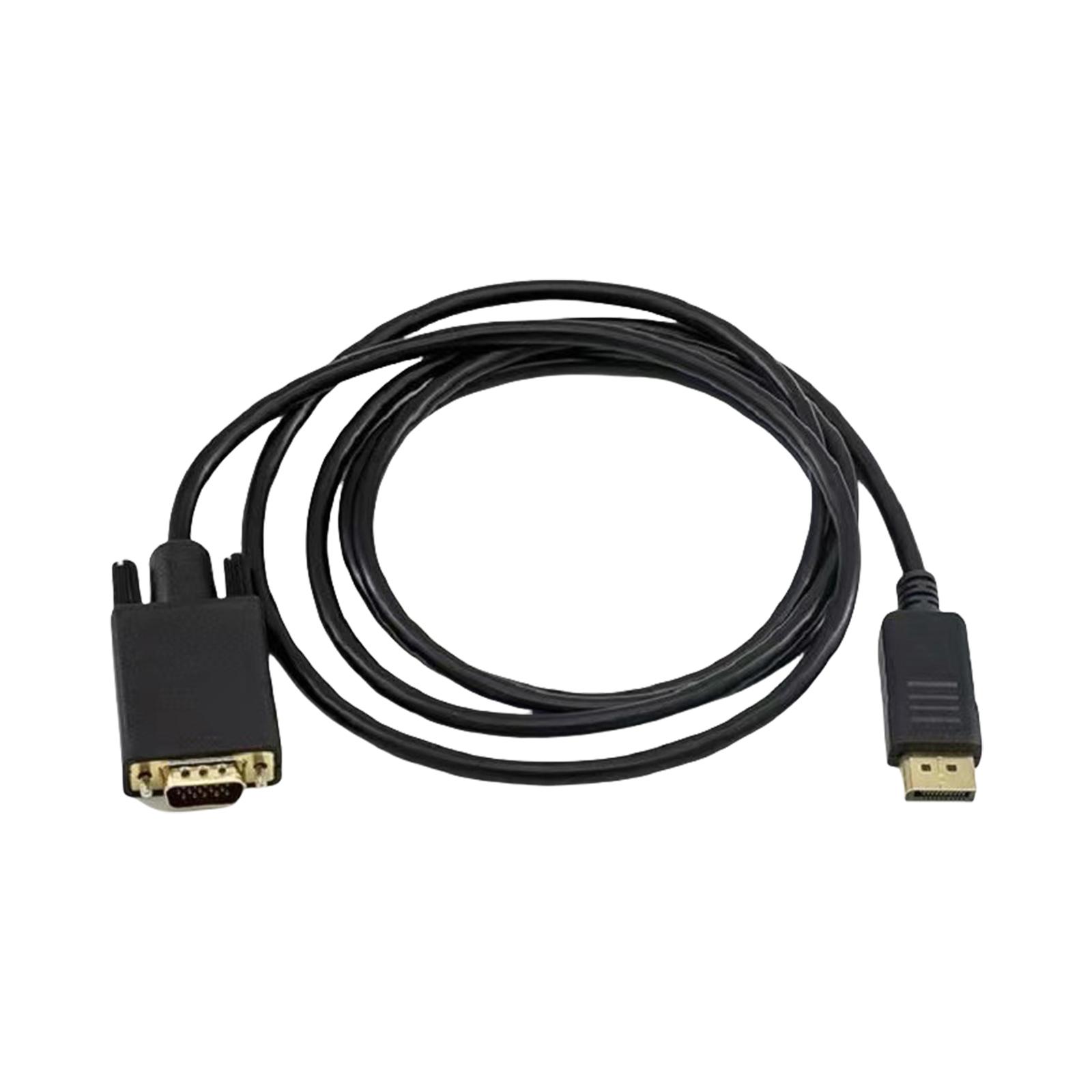 

Кабель VGA - DisplayPort 1080P VGA Компьютер к Адаптеру Монитора DisplayPort Кабель Папа-Папа Для Мониторов Проектор