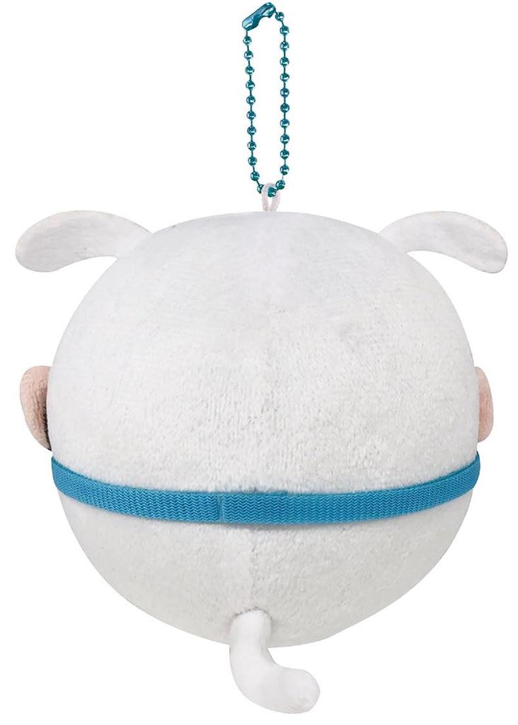 iPlanning Crayon Shin-chan Round and Shaking Mascot Shiro Shin-chan Size: Approx. H100 x W100 x D75mm K1851B