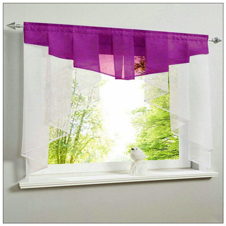 European Simple Curtains, Pole-Type Folding Envelope-Type Multi-Color Embroidered Window Screens, Simple High-Density Yarn