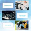 Tallew 3 Rolls 67 Ft Car Edge Door Guards Sill Protector 5D Carbon Fiber Vinyl Wrap Automotive Vehicle Anti Collision Film Fits (Black, 2 in x 17, 4