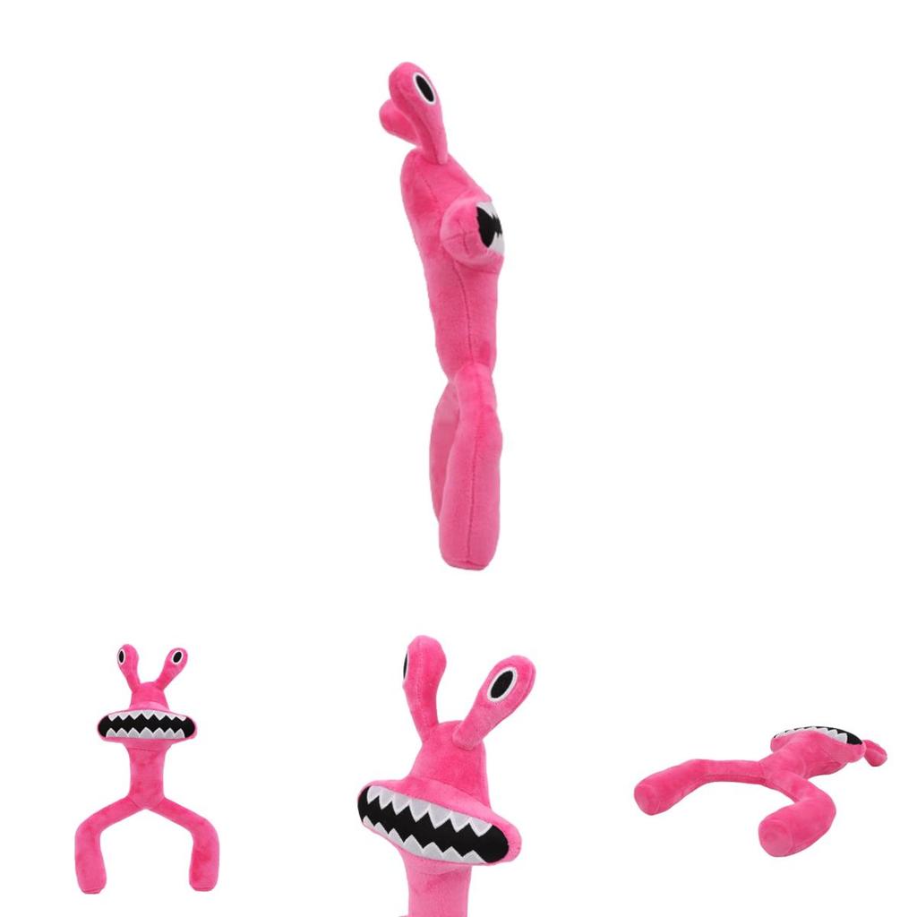 Roblox Rainbow Friends Pink Frog Plush Toy Soft And Squishy Stuffed Doll For Kids And Babies