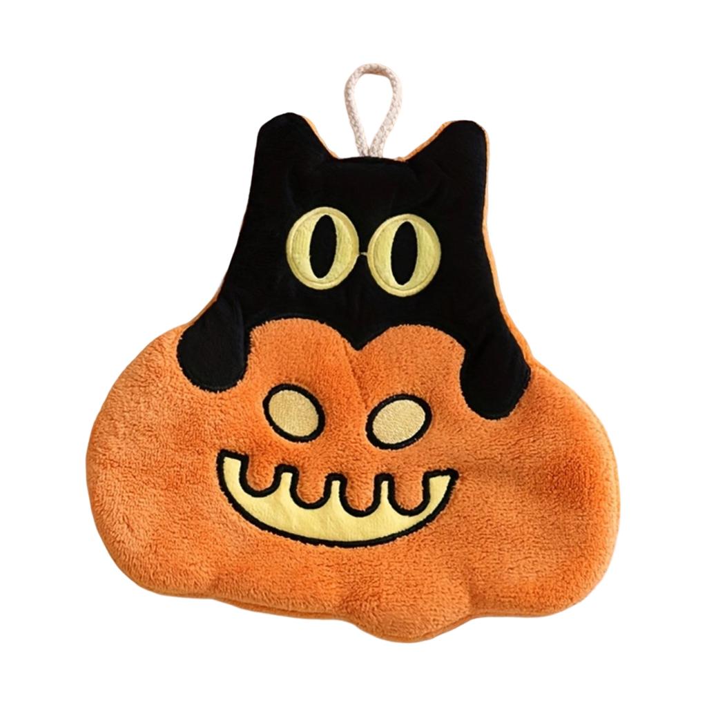 Halloween Pumpkin Hand Towel Hanging for Home Decoration