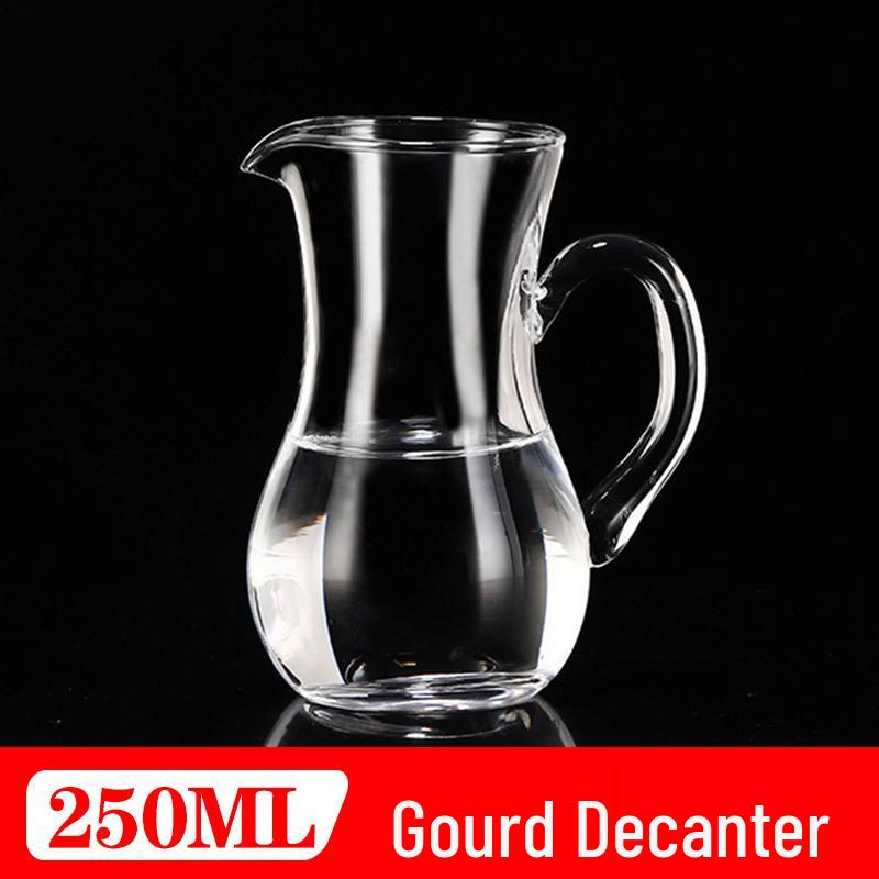 Baijiu Wine Decanter Set with Small Glasses and Measuring Cup - Ideal for Home or Restaurant Use