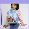 Childrens Cartoon Animal Pvc Backpack With Waterproof And Wearresistant Features For School Use