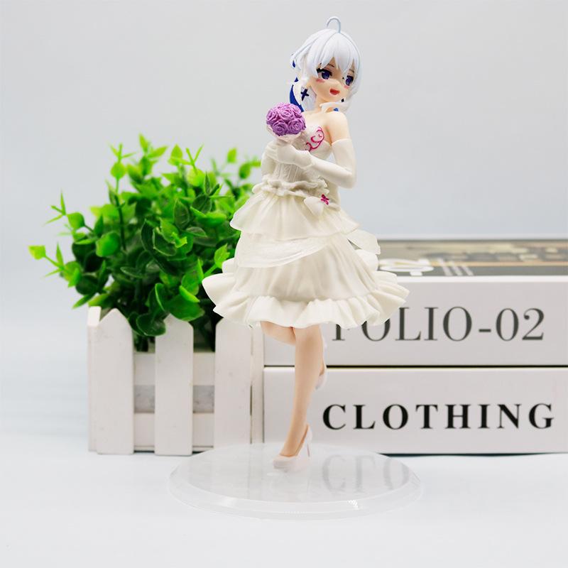 Anime Reise von Elaina Figur Brautstrauß Mädchen Modell Schreibtischspielzeug