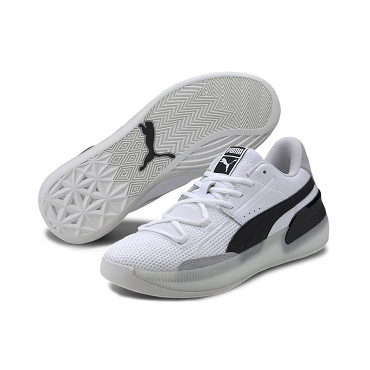 New PUMA Clyde Hardwood White Black 193663-01
