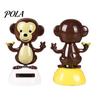 Banana Holding Monkey Figure Solar Car Ornaments, Shaking Head Toy, Toy Figure, Dashboard Swinging Interior Decoration Ornaments