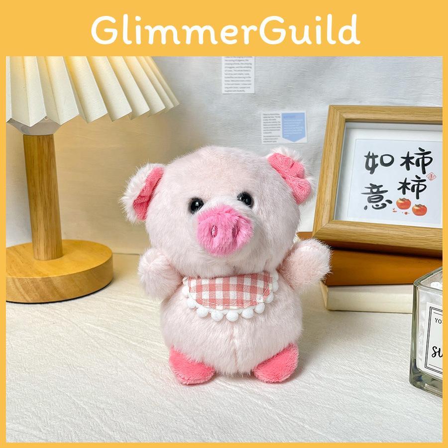 Adorable Plush Animal Keychain Featuring Cute Bear Pig Rabbit Panda And Fox Designs