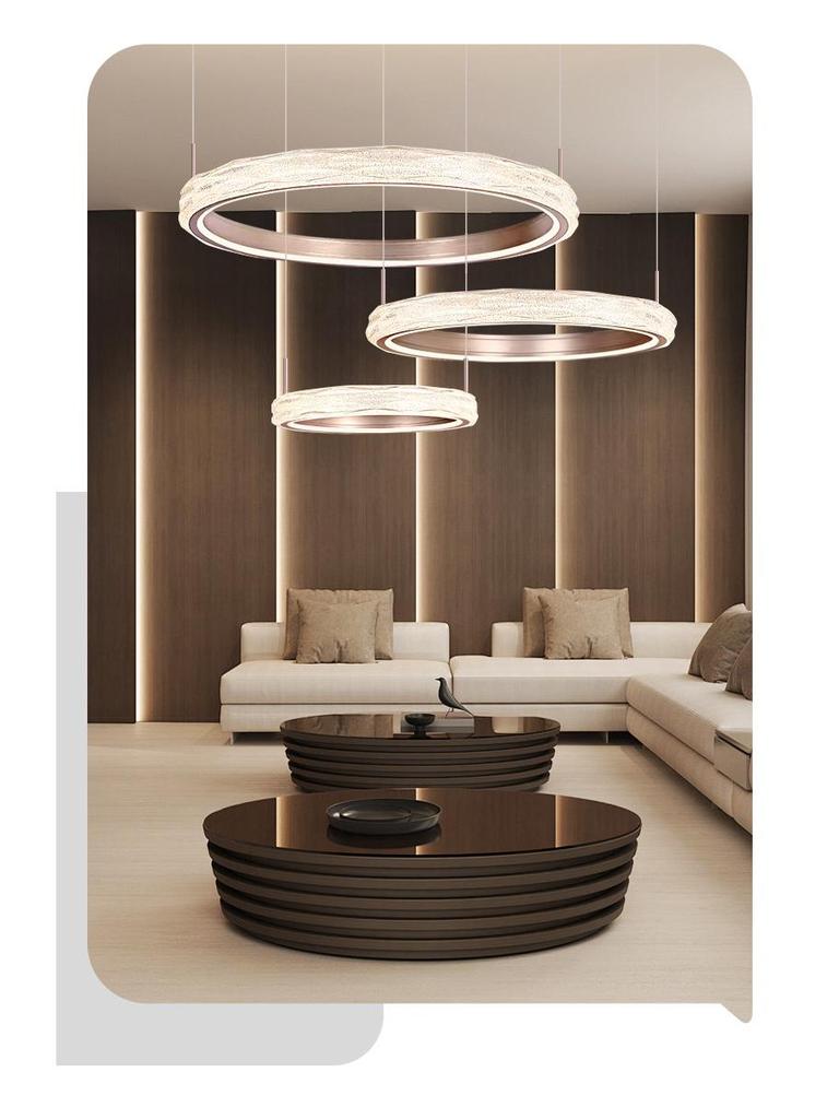 Modern Italian Minimalist Chandelier for Living, Dining, and Private Rooms