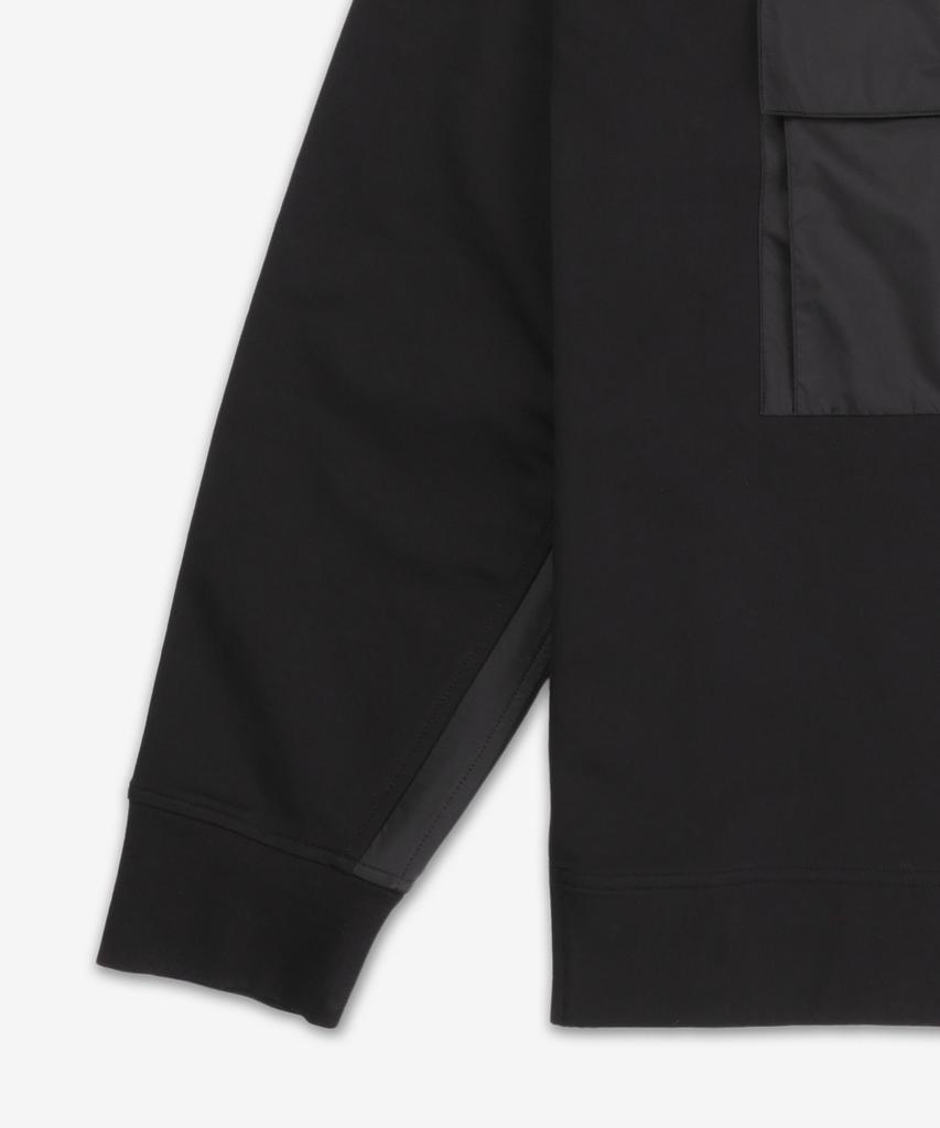 Cp Company Metropolis Open Sweat Jacket - Black / 18Clss012A006452M999