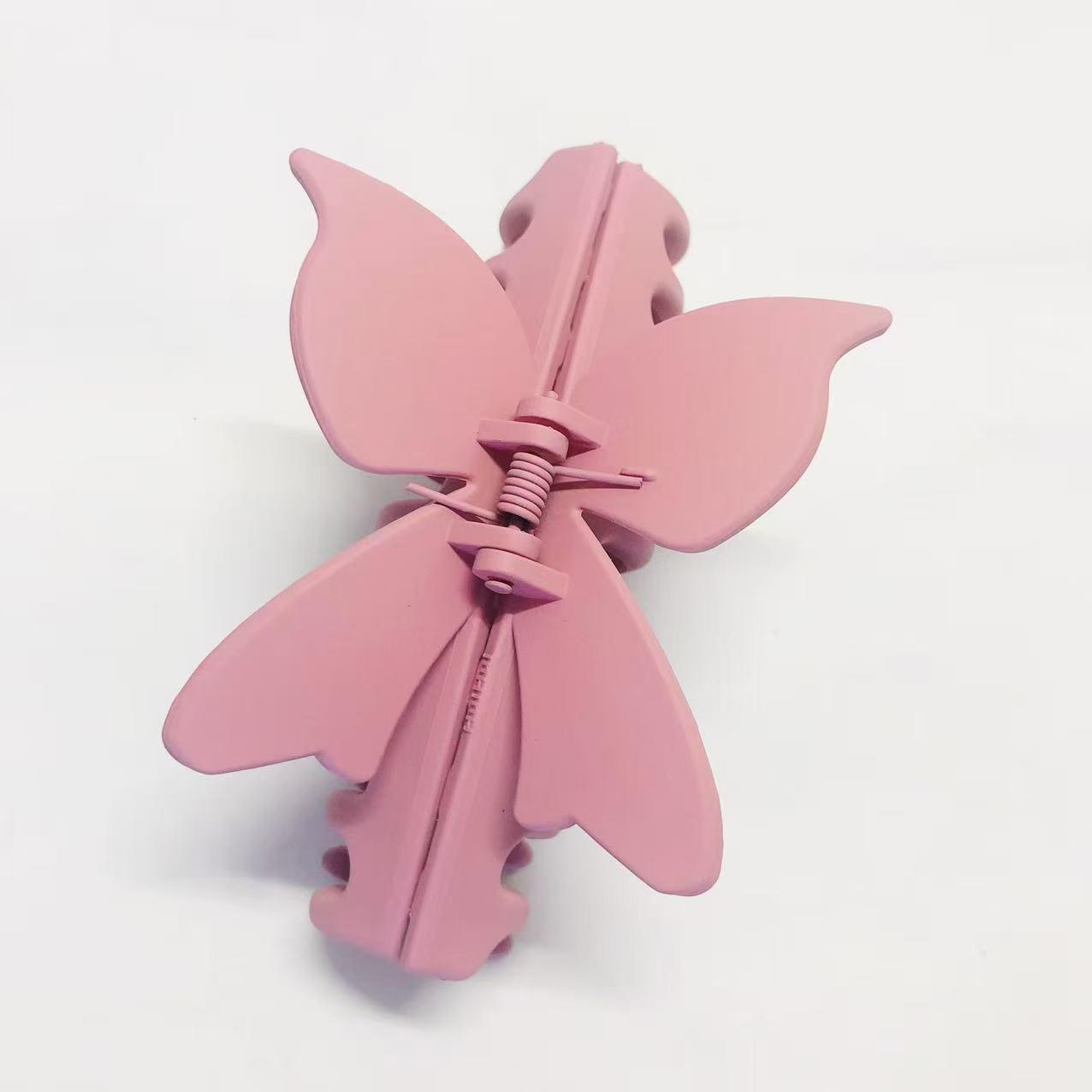 

Korean Matte Shark Bow Hair Clip for Women, Large 11cm - Cute Updo Accessory