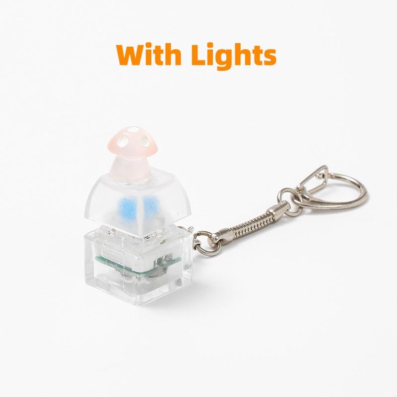 Cute Cartoon Animal Light Up Keychain Press Activated Led Adorable Design Ideal For Backpack Decor Kids Party Gifts