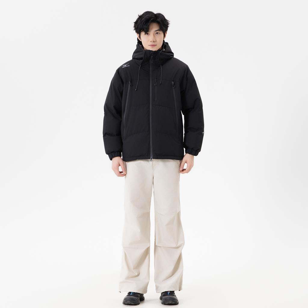 Mizuno Puffer Jackets Unisex Hooded Thickened Quilted Padded Jacket A2CE2C14