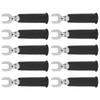 10Pcs/Set Banana Plug Adapter Insulated Fork Spade Wire Connectors U Type Electrical Crimp