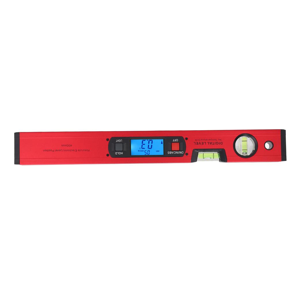 400mm Digital Level Ruler Electronic LCD Display Aluminium Alloy Magnetic Digital Protractor