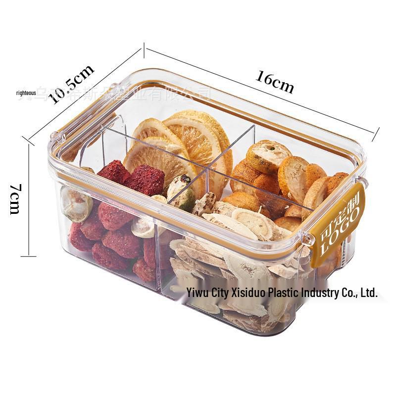 Transparent Food-Grade Plastic Storage Jar for Soups