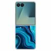 Marble Case For Samsung Z Flip7 Transparent Hard PC Plastic Cover Shockproof Coque for Samsung Galaxy Z Flip 7 5G Funda Zflip7
