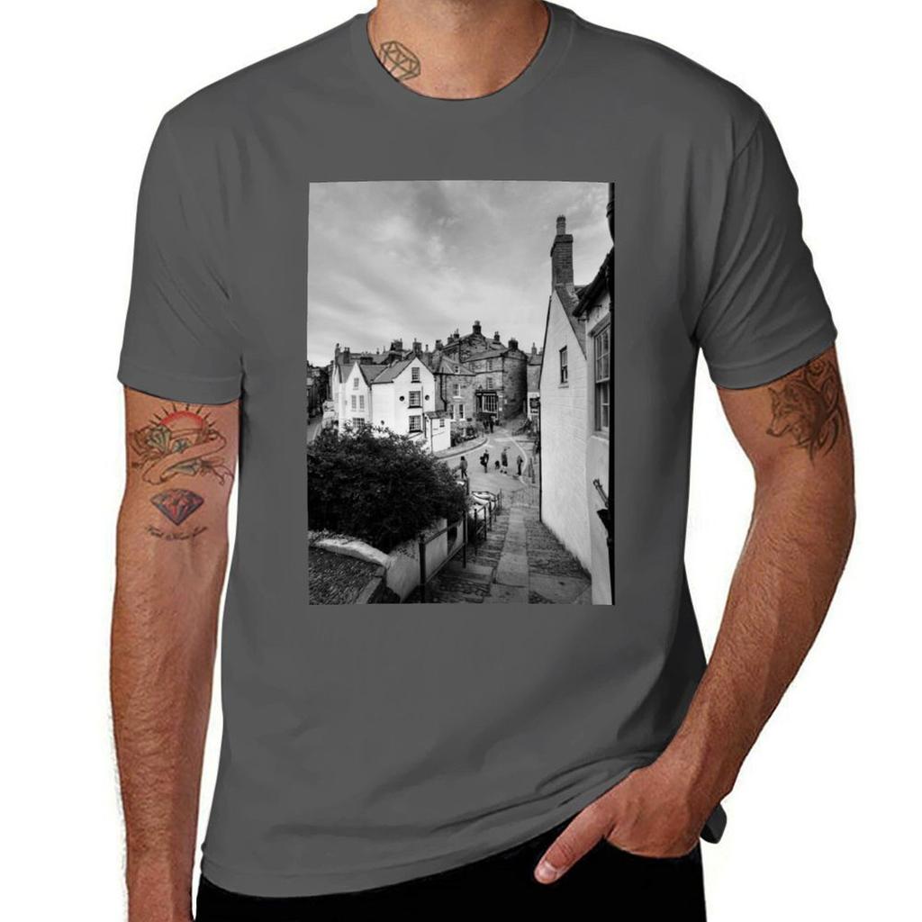 Robin Hoods Bay TShirt Basic Lightweight Short Sleeve Tee