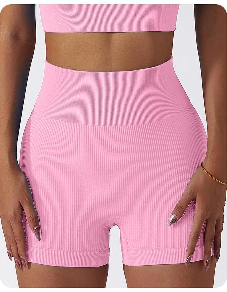 Women's High-Waisted Butt-Lifting Yoga & Running Shorts - Quick-Drying Fitness Wear