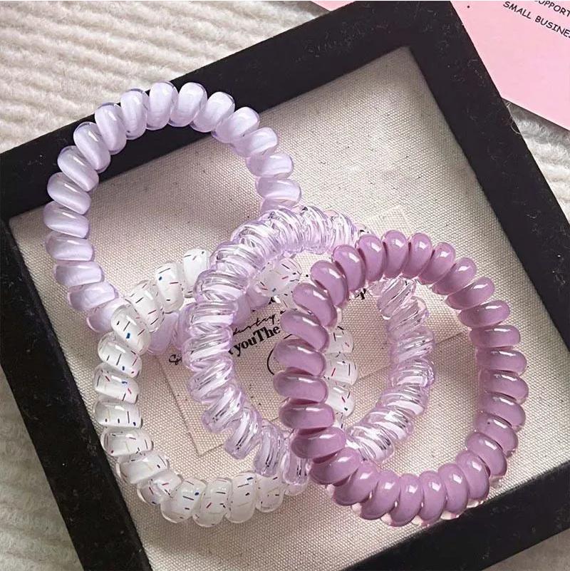 Telephone Line Hair Loop Hair Rope Rubber Band High Elasticity