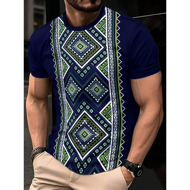 3D printed retro ethnic T-shirt
