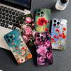 Weiche Hülle für Apple iPhone 17 Pro XS Max Air 6 7 8 Plus 5 + SE 2022 SE2 16E Hülle Handyhülle Mohnblume Blüte Mode
