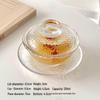Hammered Glass Stew Pot with Lid