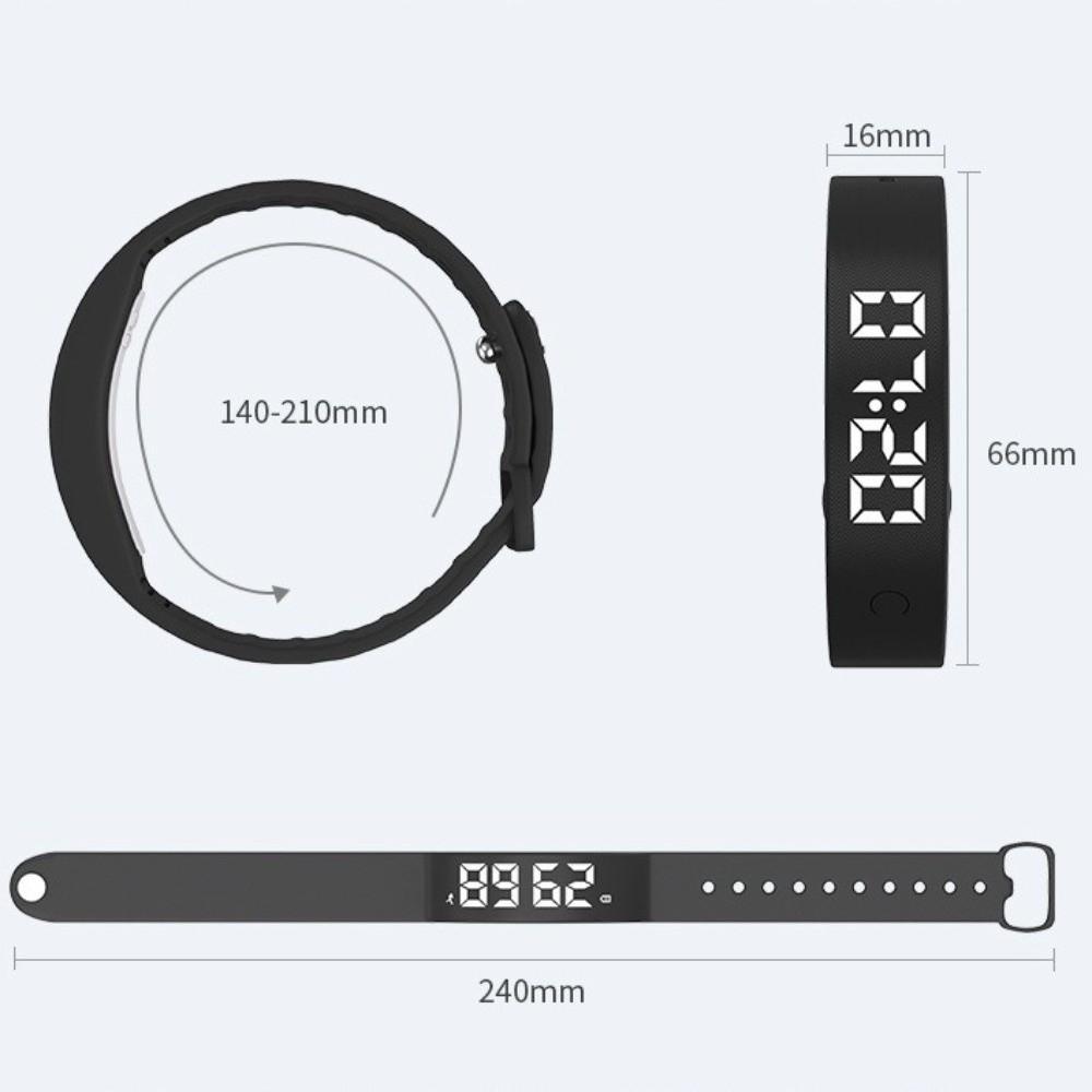 Vibration Alarm Smart Bracelet LED Digital Sports Wristband Portable Smart Band  for Students