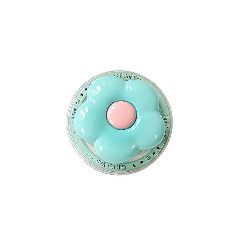 Hyuna Style Solid Color Floral Phone Holder with Magnetic Magsafe, Stable Retractable Design.