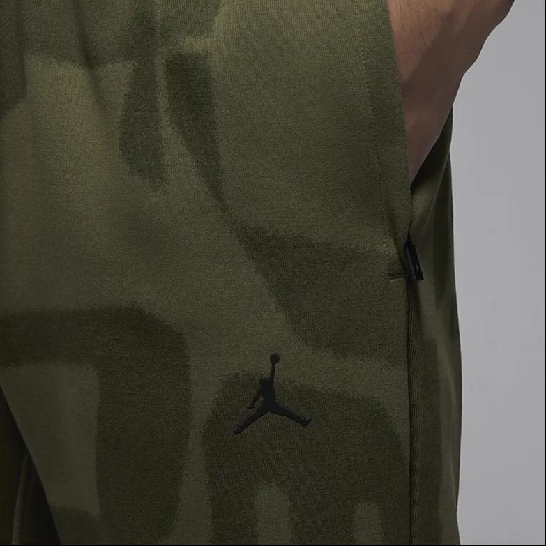 Jordan SportHOOP Knitted Sweatpants Men's Medium Olive Green FV8623-222