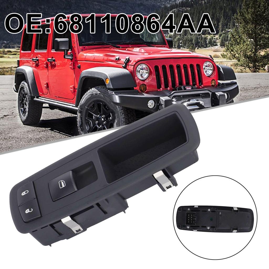 Front Window Switch Passenger Side Window Switch For Car Window Replacement Wear-resistant Made Of ABS No Deformation