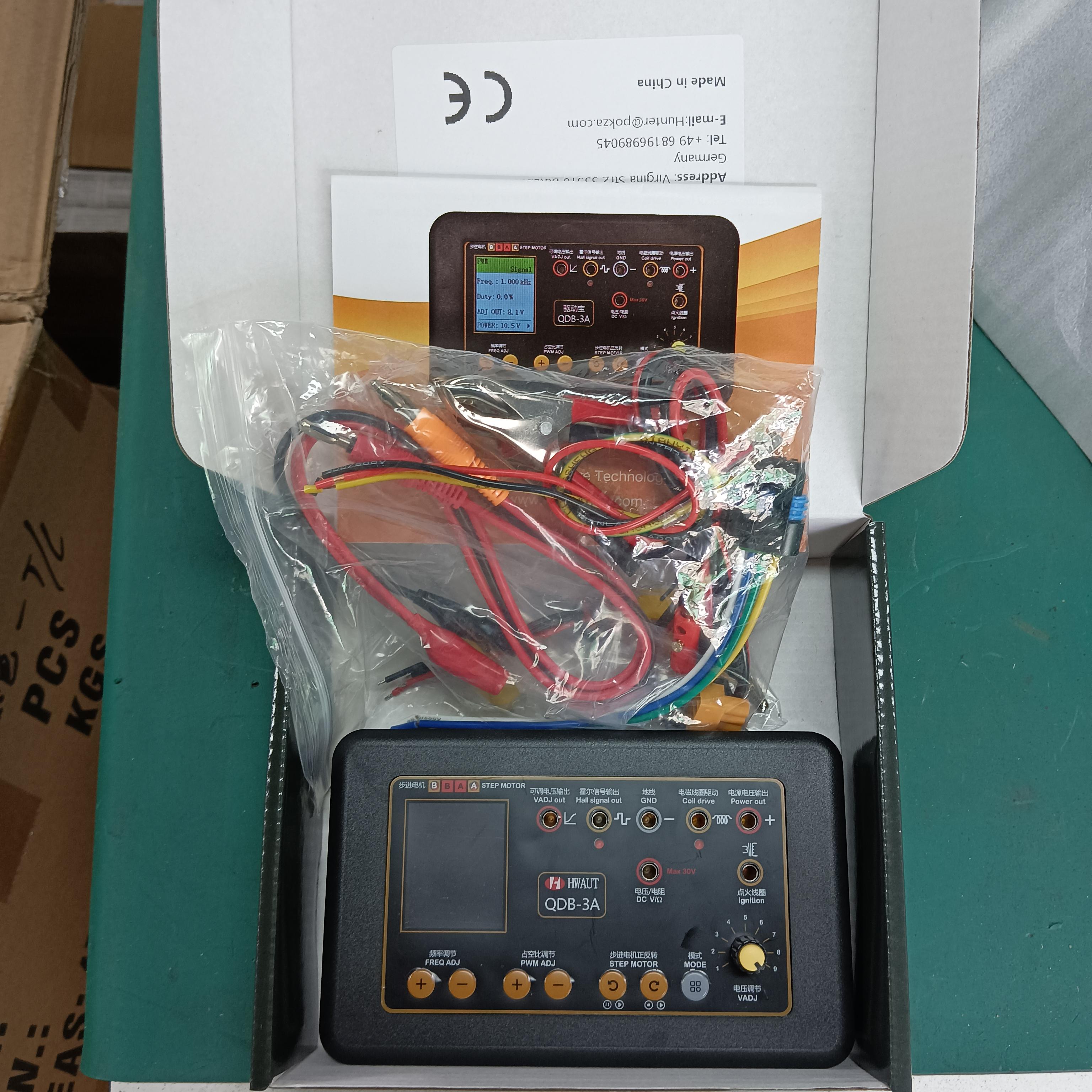 Update QDB2A 3A Coil Tester Solenoid Valve Injector Actuator PWM Automobile Ignition Fault Detector Driver Generator QDB-3A