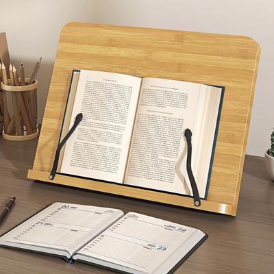 Book Stand for Reading 8 Height Adjustable Book Holder Hands-Free Reading Recipe Cookbook Tablet Holder