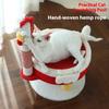 Derder Chicken Cat Climbing Frame Cat Nest Cat Tree Integrated Hemp Rope Cat Jumping Platform Cat Scratching Column Cat Shelf