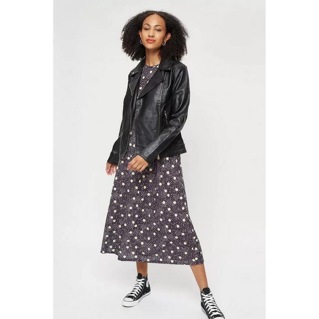 Dorothy Perkins Womens/Ladies Faux Leather Tall Biker Jacket