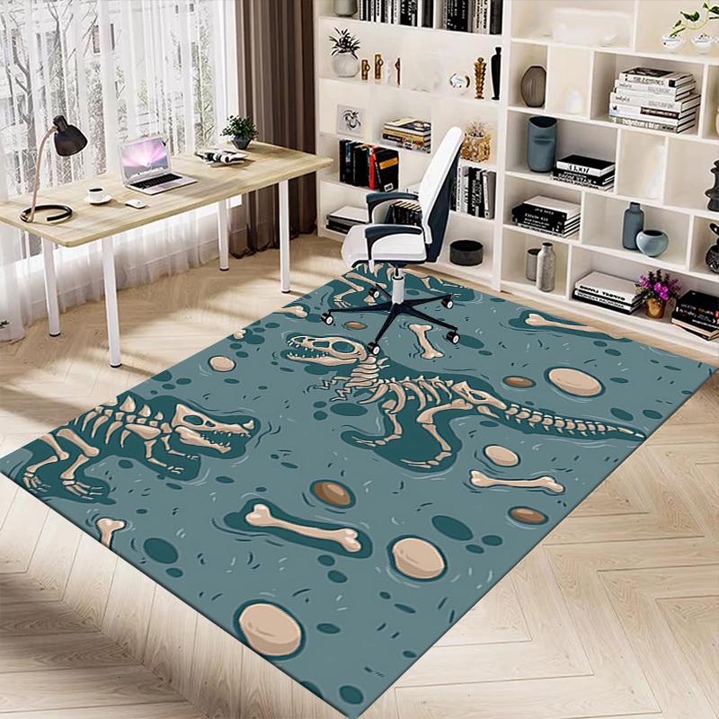 1PC Dinosaur Fossils Extra Large Non-Slip Floor carpet, Office, family, bedroom, Studio - Large Area RugJ0341