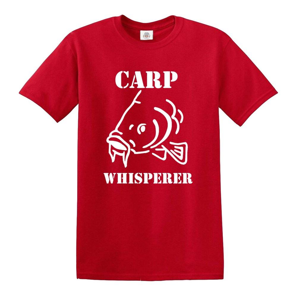 Carp Whisperer Mens Tshirt Carp Fishing Fisherman Angling Gift Present Top